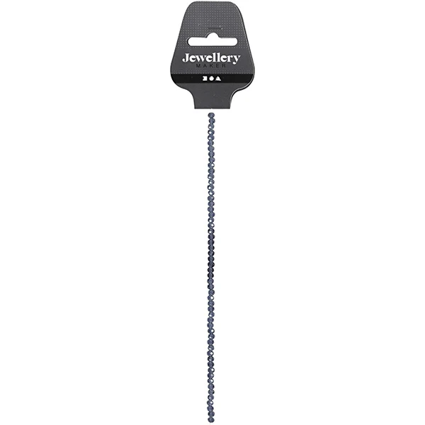 Facetperler, 4 mm, 45 stk